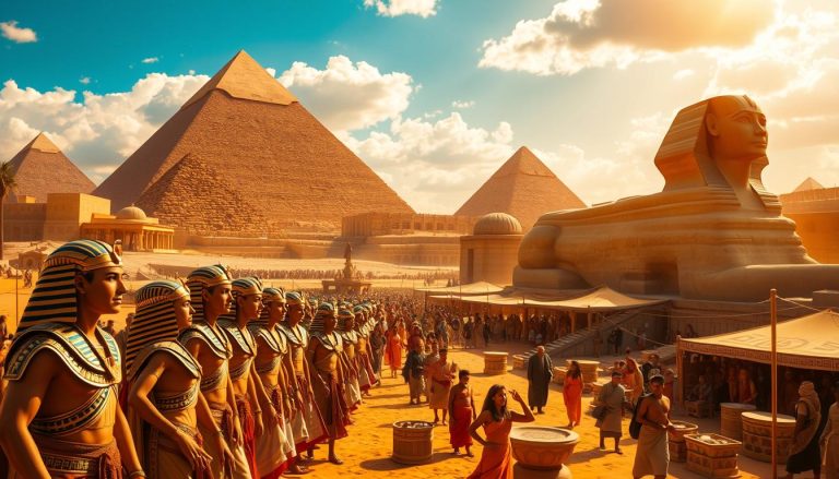 ما هو دور الفراعنة (pharaohs) في المجتمع المصري القديم؟