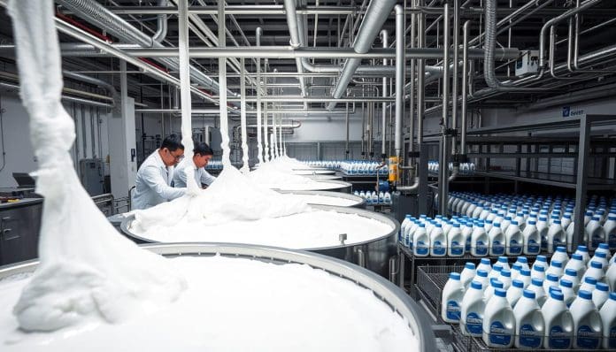 صناعة سائل غسيل الملابس