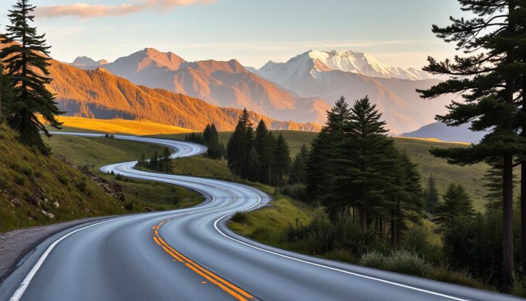 ما هو الطول التقريبي لطريق بان أمريكان السريع (Pan-American Highway) وما الهدف الرئيسي من إنشائه؟