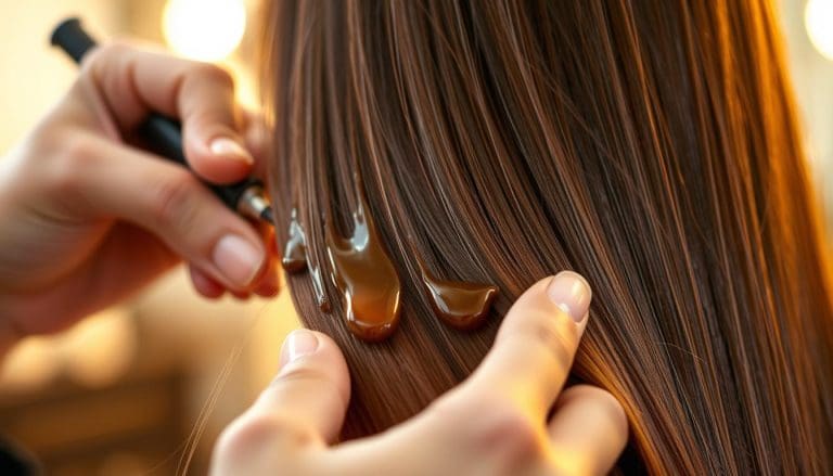 طريقة فرد الشعر بالكيراتين في المنزل