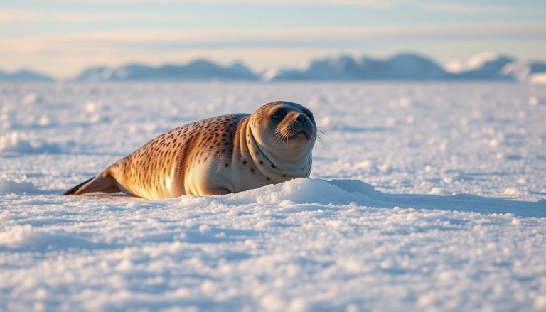 أين تعيش فقمة البحر الحلقية (ringed seal) بشكل أساسي؟