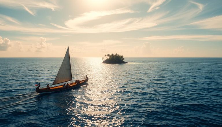 ما هي التقنيات الملاحية التي اشتهر بها سكان بولينيزيا (Polynesia) الأصليون لعبور المحيط الشاسع؟