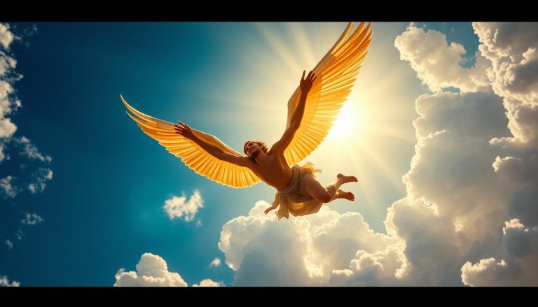 في الميثولوجيا اليونانية، من هو ابن ديدالوس الذي طار قريبًا من الشمس؟