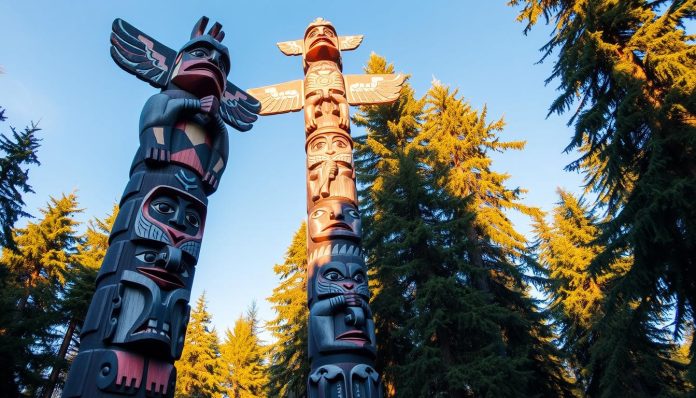 اعمدة طوطمية