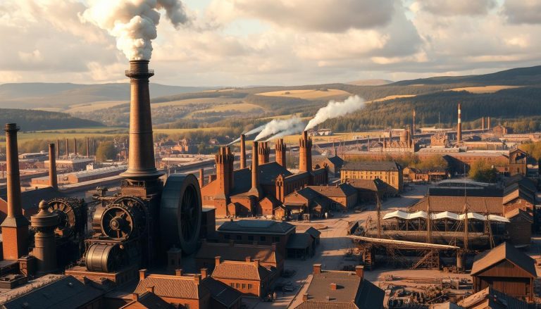 ما هي الثورة الصناعية التي بدأت في بريطانيا في القرن الثامن عشر؟