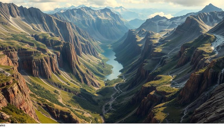 ما الفرق بين الوديان (valleys) ذات الشكل V والوديان ذات الشكل U من حيث طريقة تكونها؟