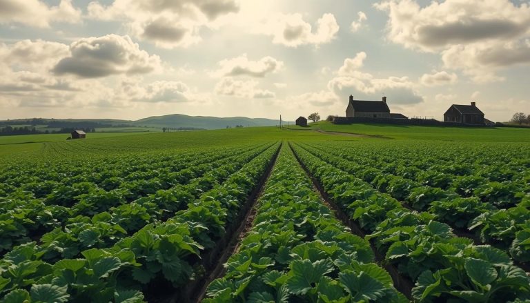 ما هي الحادثة التاريخية الشهيرة المرتبطة بنبات البطاطس (potatoes) في أيرلندا؟