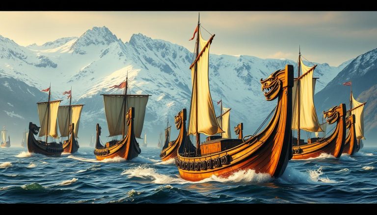 بماذا اشتهر الفايكنج (Vikings) في مجال بناء السفن؟