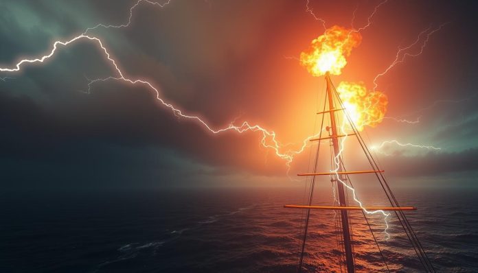 تفريغ كهربائي صواري