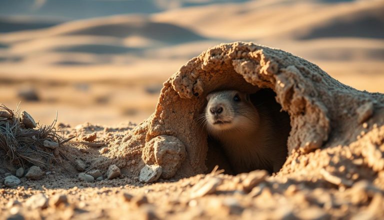 بماذا تتميز جحور كلاب البراري (prairie dog)؟