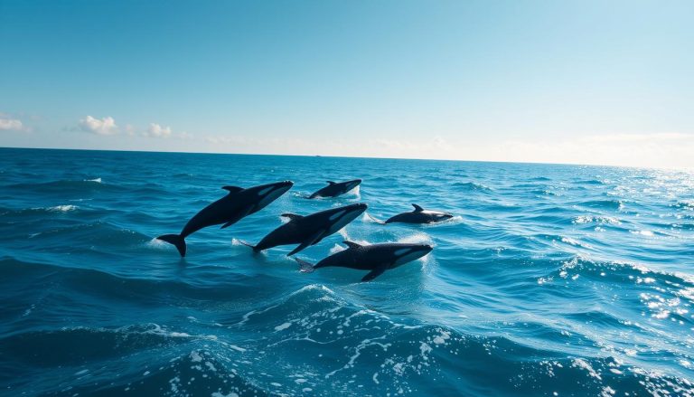 بماذا تشتهر حيتان الطيار (pilot whale) من حيث سلوكها الاجتماعي؟