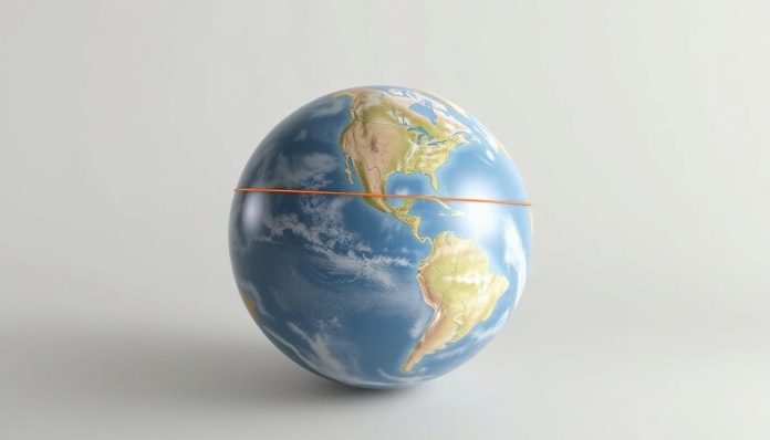 خط أقصر مسافة أرضية