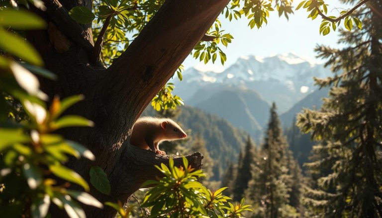 أين توجد حيوانات زبابة الأبوسوم (shrew opossum)؟