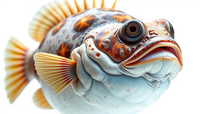 ما هو اسم السم العصبي القوي الموجود في السمكة المنتفخة (puffer fish)؟