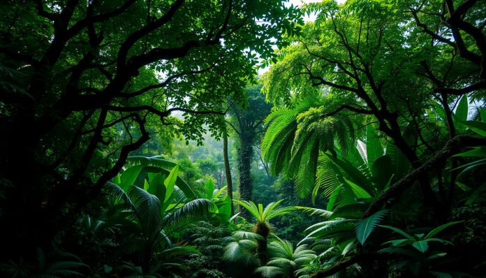 طبقات غابات استوائية