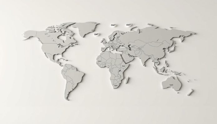 عدد المناطق الزمنية