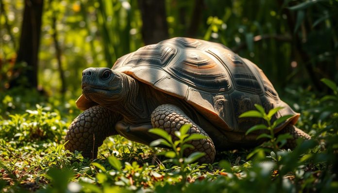 عمر سلحفاة برية