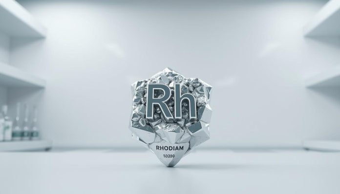 عنصر فلزي Rh