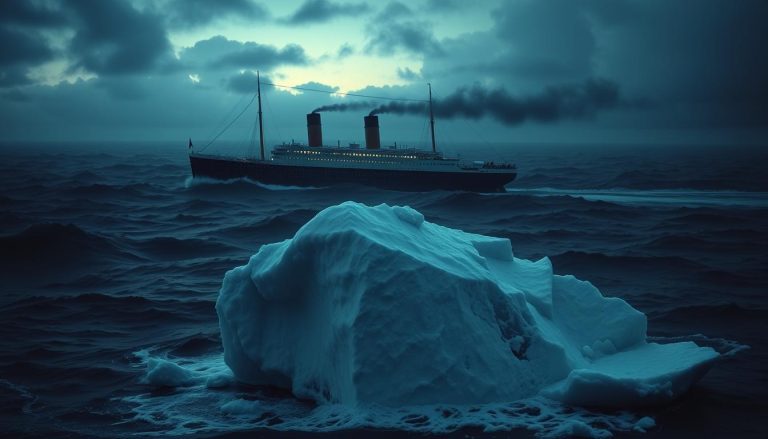 متى غرقت التايتانيك في رحلتها الأولى؟