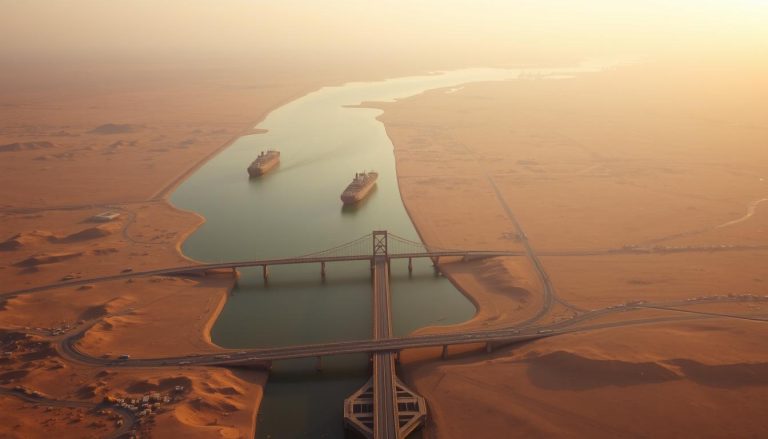 ما هي القارات التي يربطها برزخ السويس؟