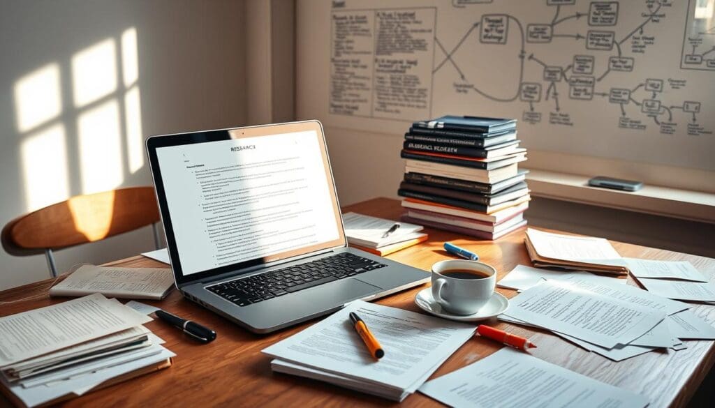 كتابة مراجعة البحث