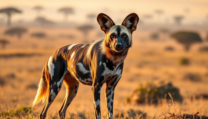 مخلوق كلب براري