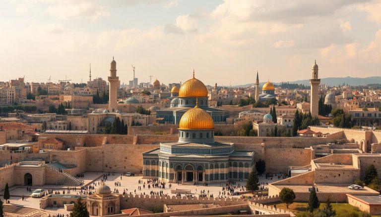 ما هي المدينة التي تعتبر مركزاً رئيسياً للأديان السماوية الثلاث؟