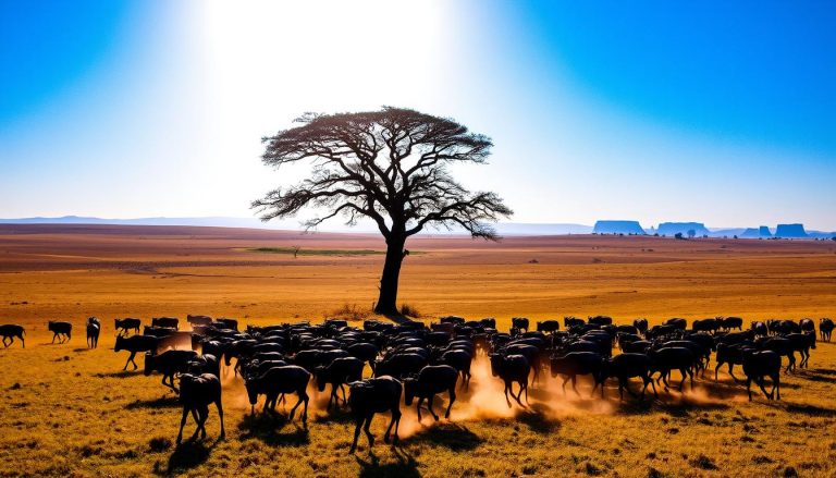 ما هو المنتزه الوطني الأكثر شهرة في تنزانيا والذي يستضيف هجرات الحيوانات الكبرى؟