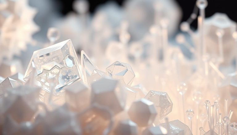 ما الفرق بين المواد الصلبة (solids) البلورية وغير البلورية؟