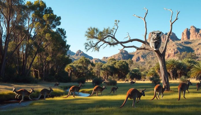 موطن الكنغر والكوالا