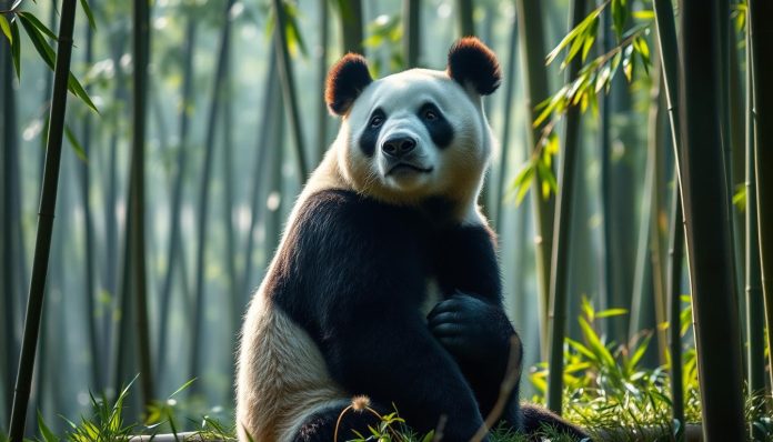 موطن دب الباندا