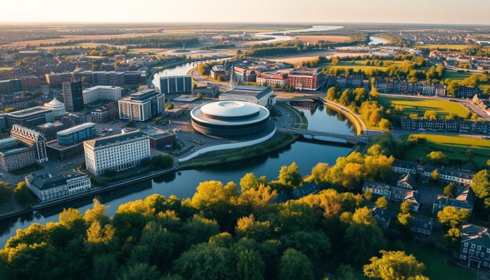 موقع مدينة ايندهوفن