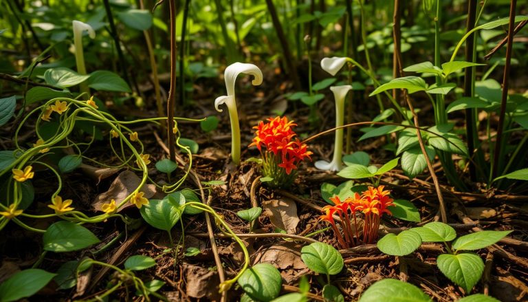 اذكر أمثلة لنباتات طفيلية (parasitic plants) شائعة