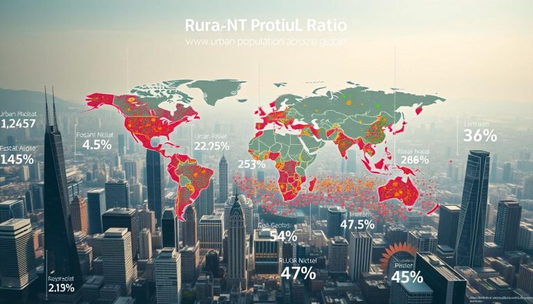 ما هي نسبة سكان العالم الذين يعيشون في المدن حالياً (تقريباً)؟