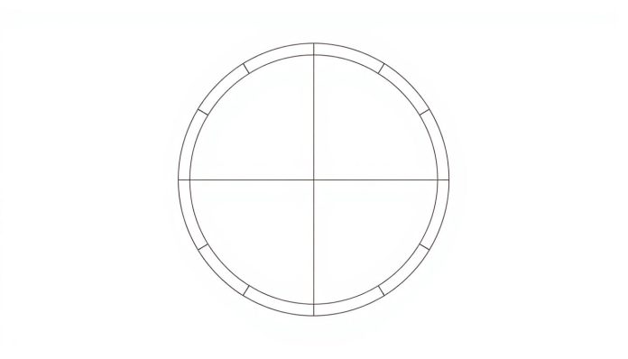 نصف قطر دائرة