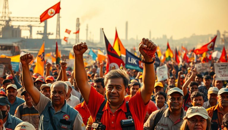 ما هي الأهداف الرئيسية للحركة العمالية والنقابات (Trades Unions) تاريخياً؟