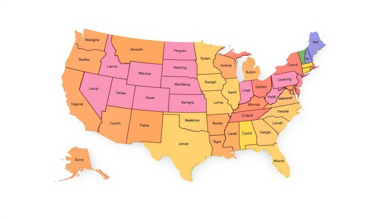 كم عدد الولايات التي تتكون منها الولايات المتحدة الأمريكية (United States of America)؟