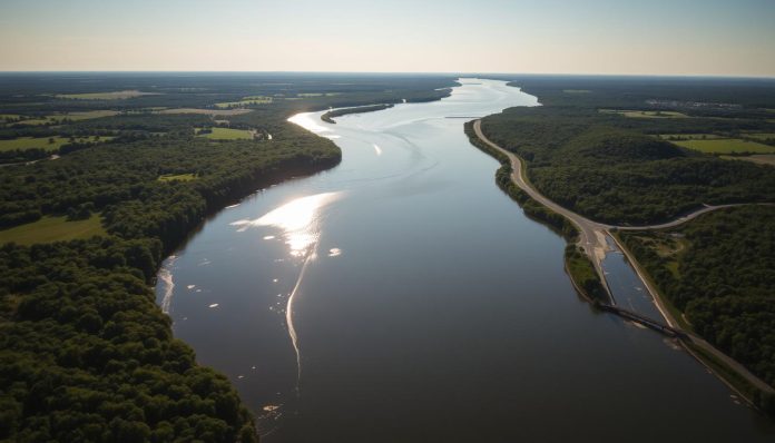 أطول نهر بأمريكا الشمالية