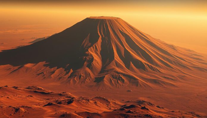 أكبر بركان على المريخ