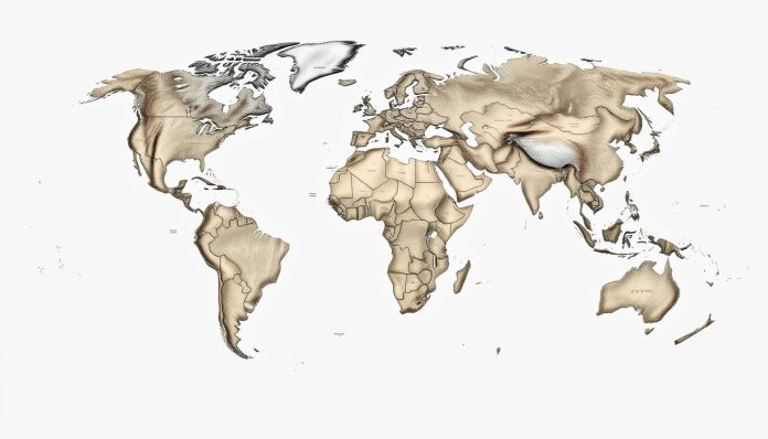 إسقاط الخرائط الشائع