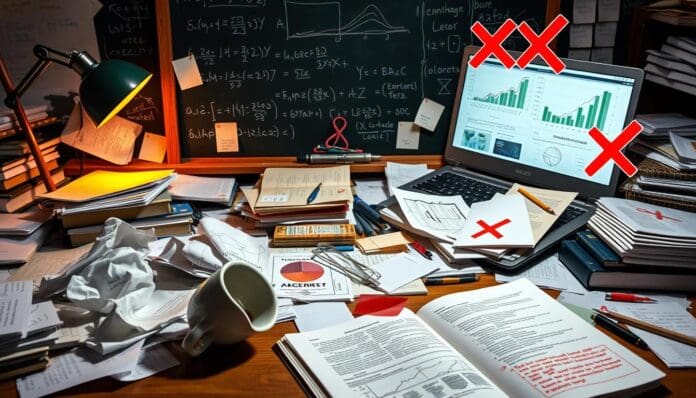 الأخطاء الشائعة في البحث العلمي