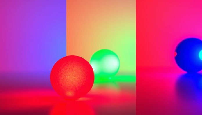 الوان ضوء اساسية