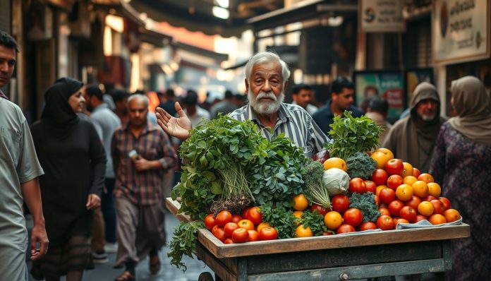 بائع خضار متجول