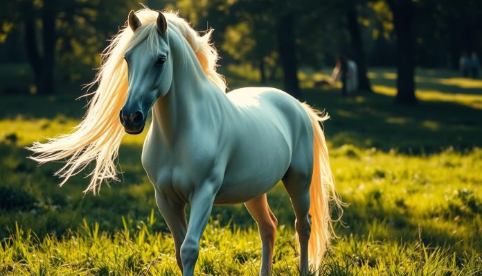 حصان غاندالف ابيض