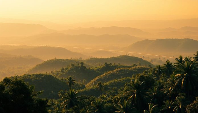 خط تقسيم الأرض شمالًا وجنوبًا