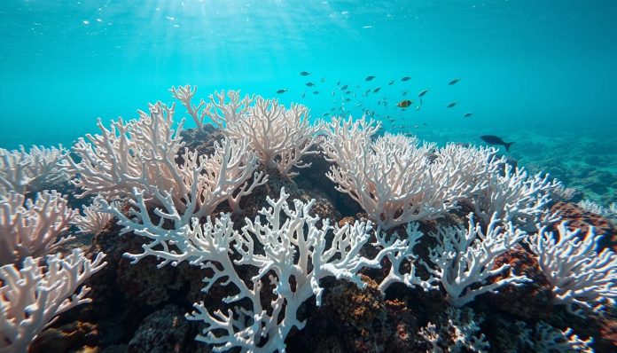 سبب ابيضاض المرجان