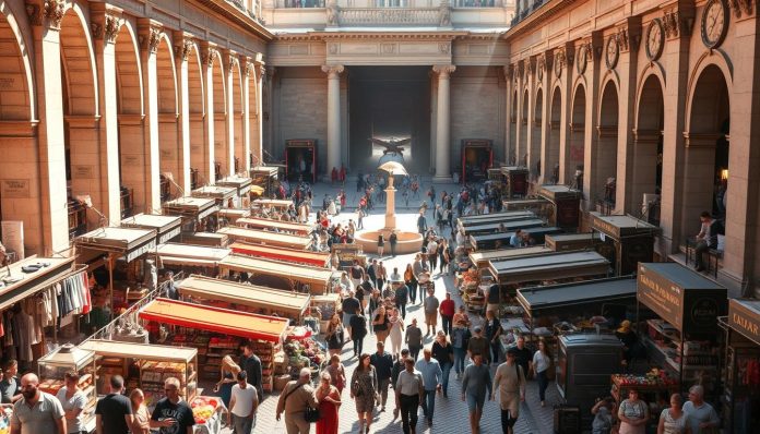 سوق رومانية مركز مدينة