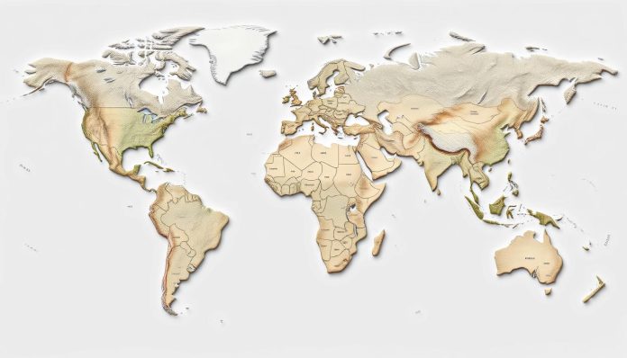 عدد القارات المعترف بها