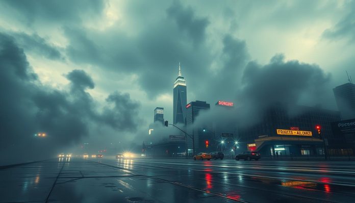 مدينة عاصفة امريكية