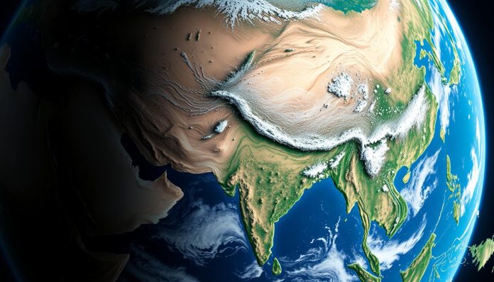 نصف الكرة الأكثر يابسة